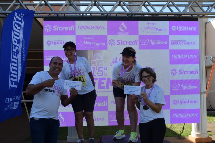 15ª Corrida Feminina, em Comemoração à Semana da Mulher, movimentou a manhã de domingo, dia 16, em Iguatemi