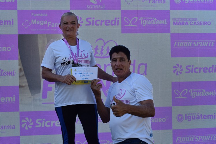 15ª Corrida Feminina, em Comemoração à Semana da Mulher, movimentou a manhã de domingo, dia 16, em Iguatemi