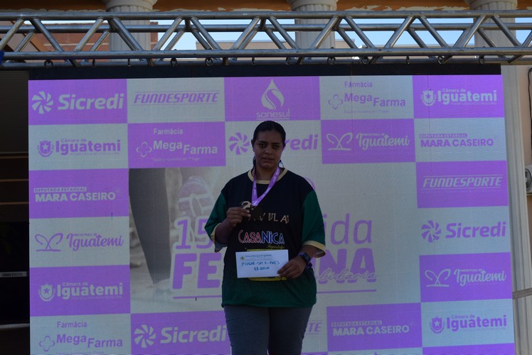 15ª Corrida Feminina, em Comemoração à Semana da Mulher, movimentou a manhã de domingo, dia 16, em Iguatemi