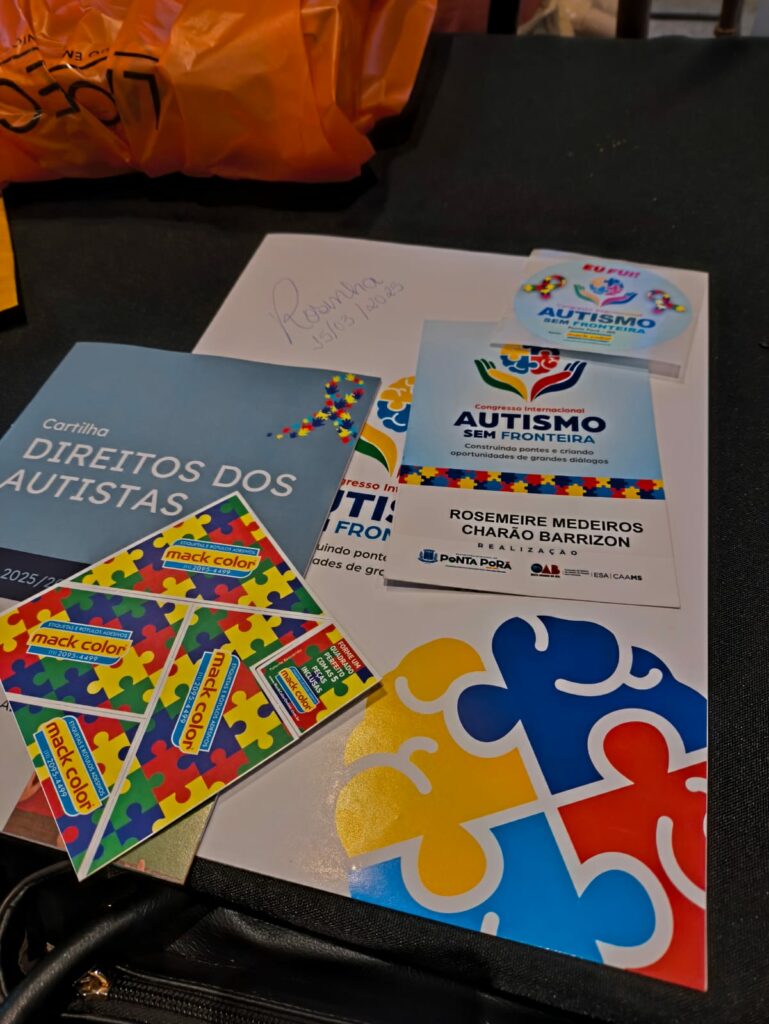 Amambai marca presença no Congresso Internacional Autismo Sem Fronteiras em Ponta Porã