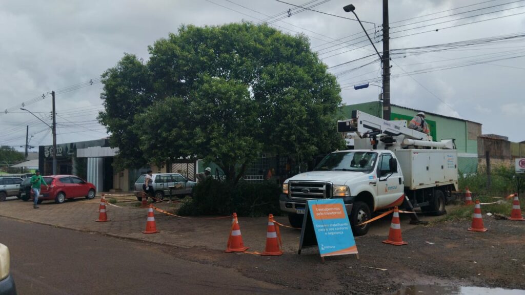 Com atuação em diversas frentes, concessionária reforça eficiência da rede elétrica em Amambai