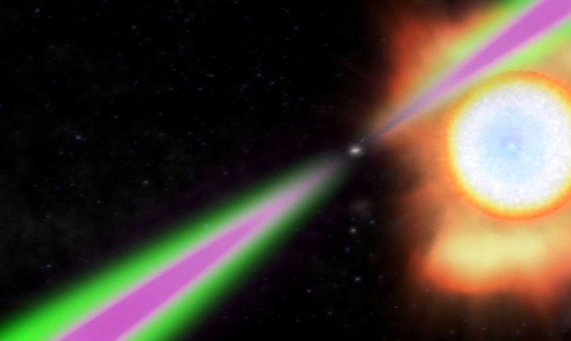 "Viúva negra" cósmica é a estrela de nêutrons mais pesada conhecida
