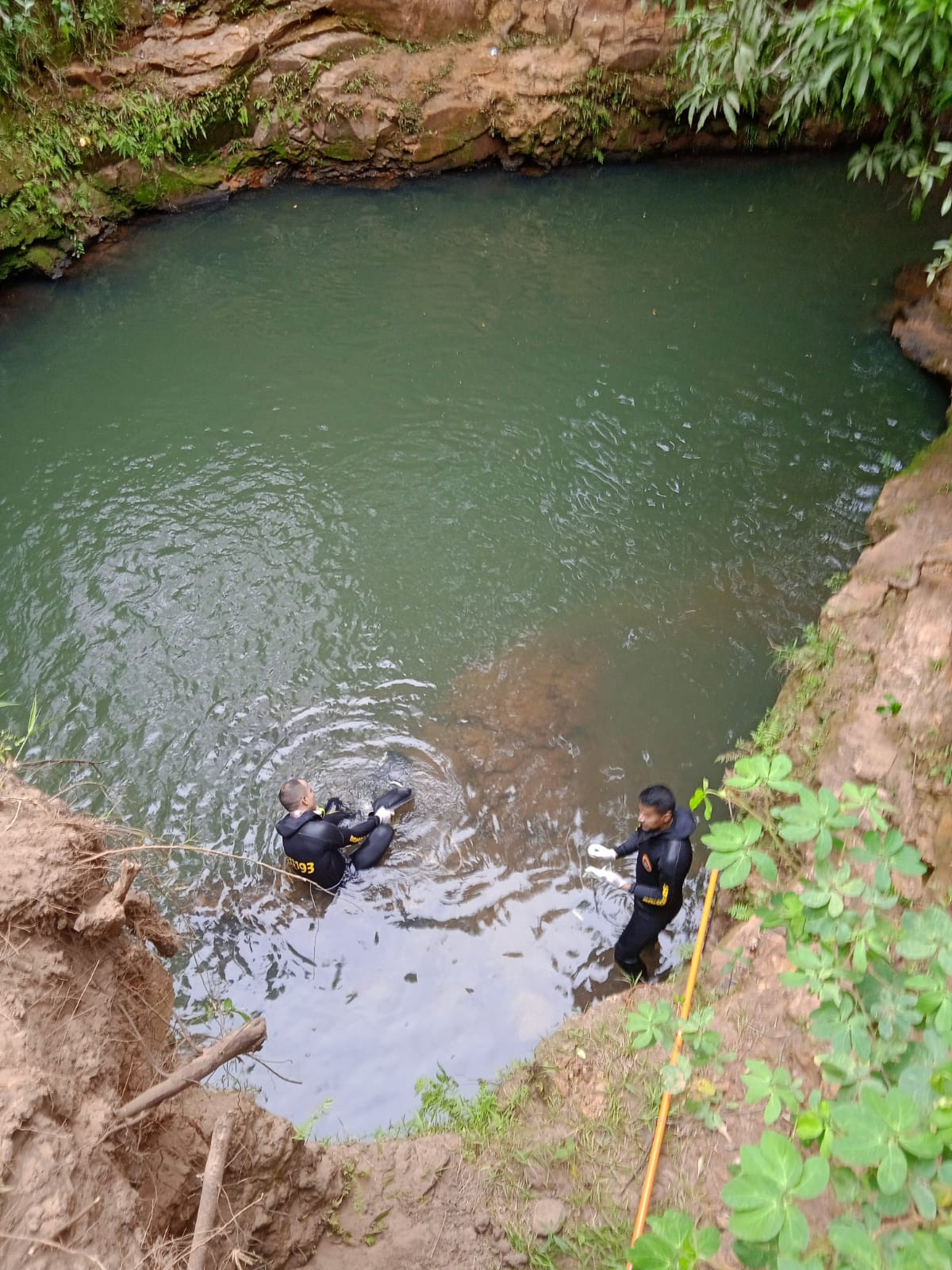 Homem de 25 anos morre vítima de suposto afogamento em poço no Córrego Areião em Amambai