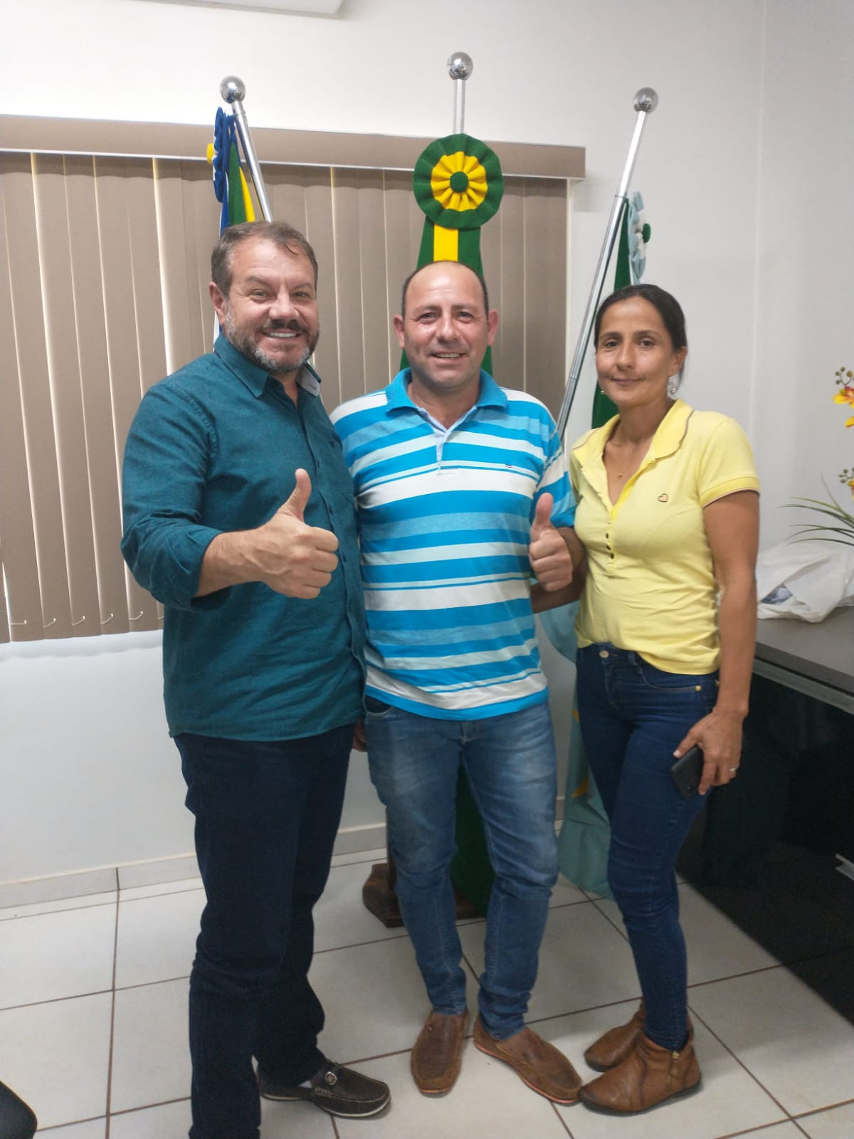 Prefeito de Paranhos recepciona vereador da cidade paraguaia de Vila Ygatimi