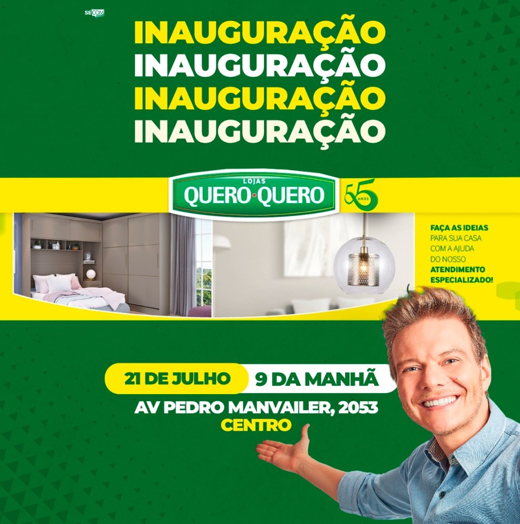 Unidade da Lojas Quero-Quero será inaugurada em Amambai nesta quinta-feira Unidade da Lojas Quero-Quero será inaugurada em Amambai nesta quinta-feira