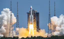 China lança segundo módulo de sua estação espacial permanente