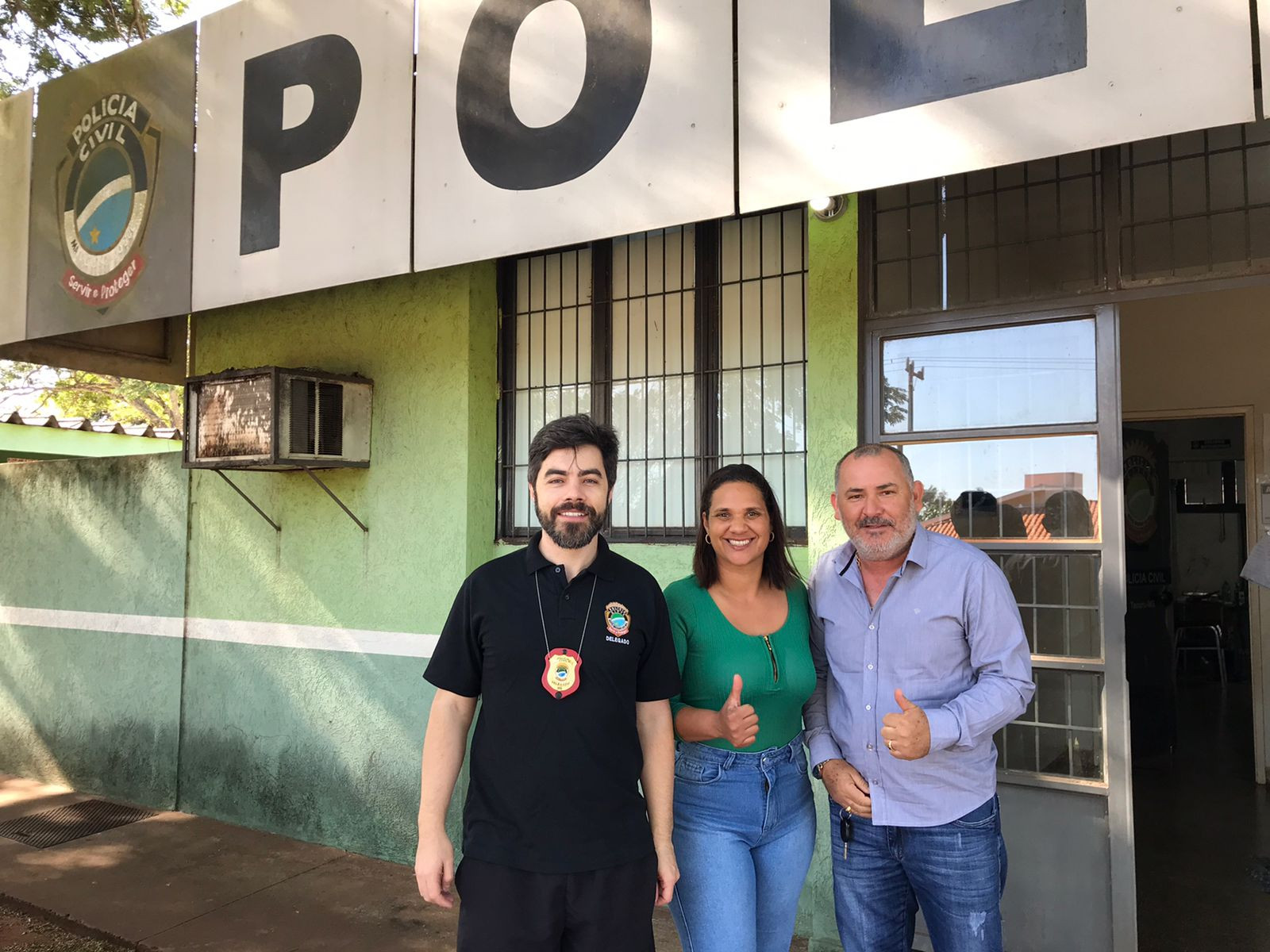 Por intermédio dos vereadores João bares e Cirlene Morais, Tacuru tem novo delegado