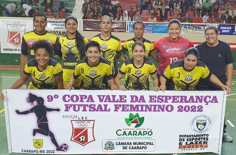 Time feminino de Amambai está na final da Copa Vale da Esperança de Futsal em Caarapó