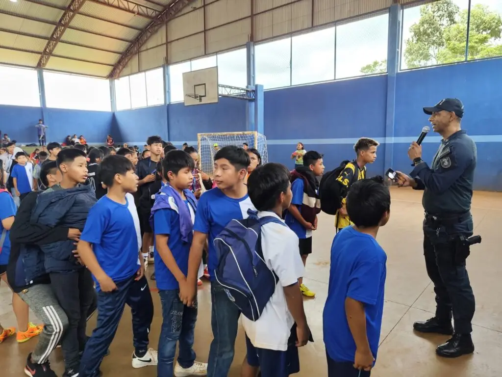 Polícia Militar realiza 1º Jogos PROERD na Aldeia Amambai